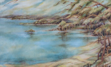 Sandra Ross, Fraser Island Memory Series, Oil on Canvas 2014