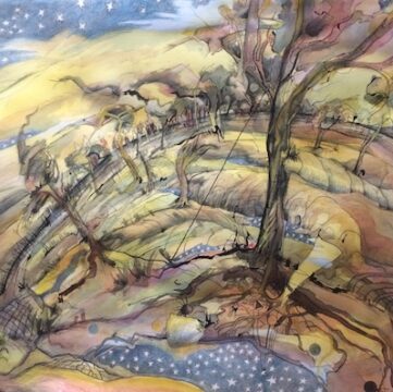 Sandra Ross, Tethered to a Dream, 2017 Mixed Media